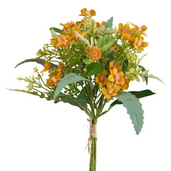 Blüten-Mixstrauß, 35cm, orange