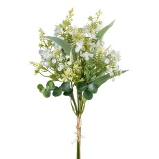 Blüten-Mixbund, 48 cm, weiß