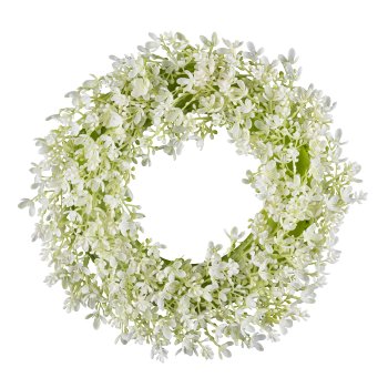 Jasmine wreath, 30cm, white