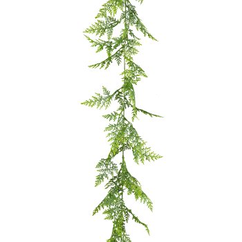 Farngirlande, 190cm, grün