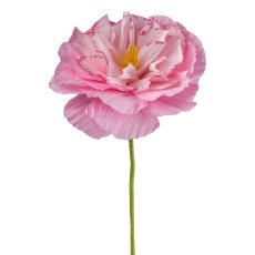 Papierblume Nelke, 45 cm, rosa