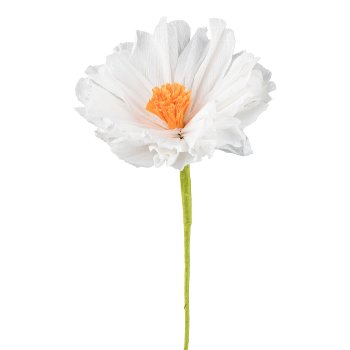 Papierblume Peonie, 53cm, creme