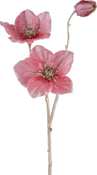 Christmas rose, 56cm, pink