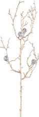 Diamond branch, 58cm, gold