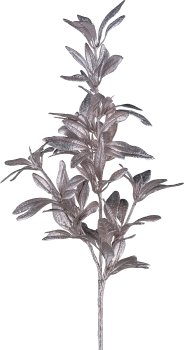 Podocarpuszweig, 55cm, silber