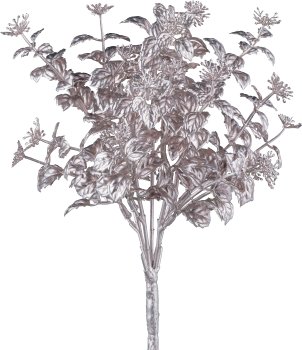 Miniblattzweig, 29cm, silber