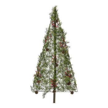 Tree on a stem, 170cm, dark green