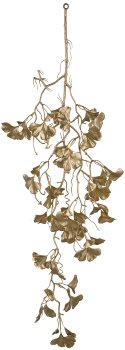 Gingko hanger, 80cm, gold