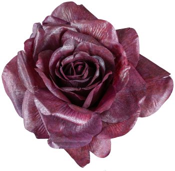 Rose clip, 18cm, dark red