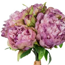 Peonienstrauß x7, 30cm, helllila
