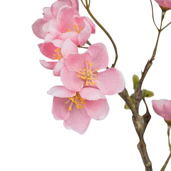 Apfelblütenzweig, 60cm, rosa