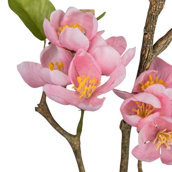 Apfelblütenzweig, 83cm, rosa