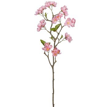 Apfelblütenzweig, 83cm, rosa