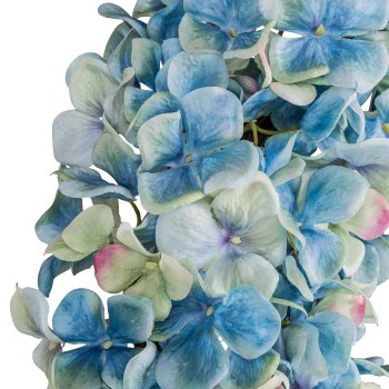 Hydrangea wreath, 53cm, blue