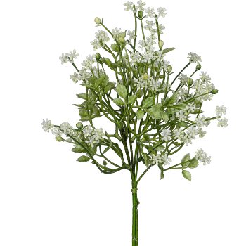 Pumila branch x2, 34cm, white