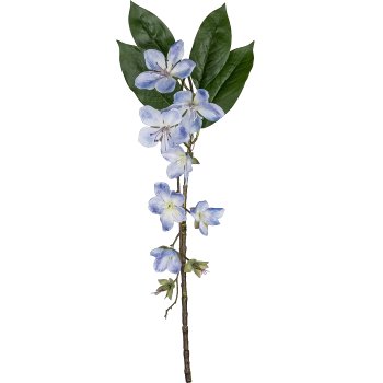 Vinca branch, 81cm, light blue