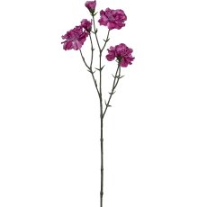Mini carnation x3, 57cm, pink
