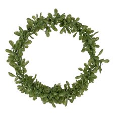 Box wreath, 13cm, green