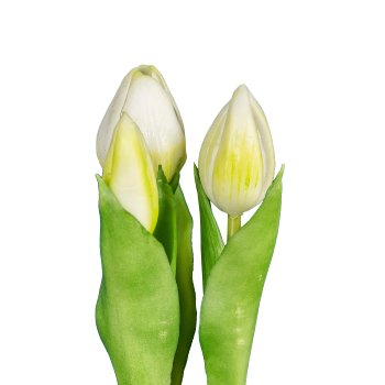 Tulip pot x3, 20.5cm, white