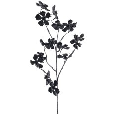 Blütenzweig, 46cm, schwarz