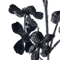 Blütenzweig, 74cm, schwarz