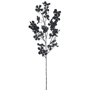 Blütenzweig, 74cm, schwarz