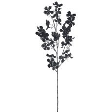Blütenzweig, 74cm, schwarz