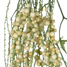 Girlande mit Beeren 1/Poly, 184cm, weiß