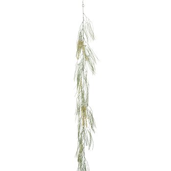 Girlande mit Beeren 1/Poly, 184cm, weiß