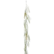 Girlande mit Beeren 1/Poly, 184cm, weiß