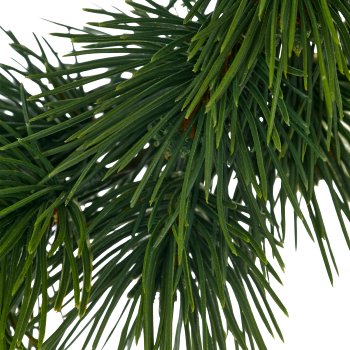 Pine wreath, 25x25x9cm, green