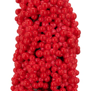 Berry pyramid, 26cm, red, in black plastic pot 6x6x6.5cm