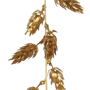 Hopfengirlande, 191cm, gold