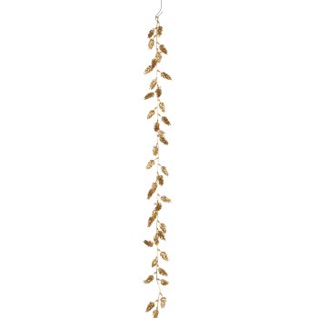 Hopfengirlande, 191cm, gold