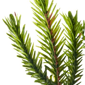 Minifichtenzweig x3, 35cm, grün