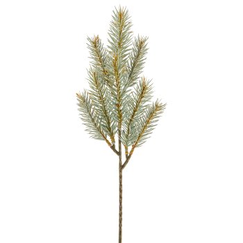 Blaufichtenzweig 12/Poly, 38cm, grau