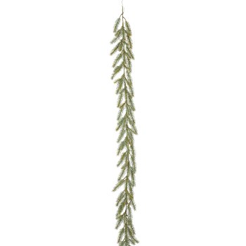 Blaufichtengirlande, 185cm, grau