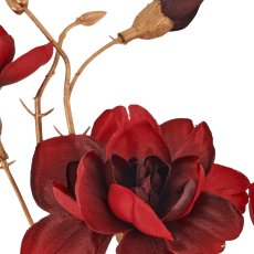Rose branch, 69cm, red