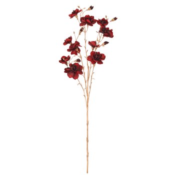 Rose branch, 69cm, red