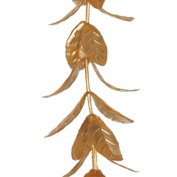 Ruscus garland, 135cm, gold