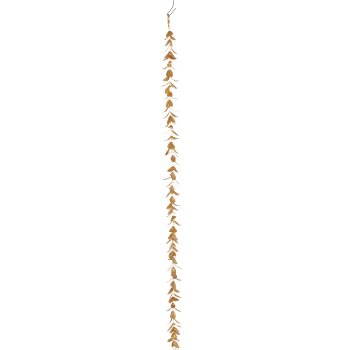 Ruscus garland, 135cm, gold
