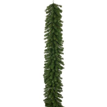 Tannengirlande, 270cm, grün, Ø25cm, 460 Tips, PVC, outdoor geeignet, schwer entflammbar