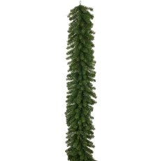 Tannengirlande, 270cm, grün, Ø25cm, 460 Tips, PVC, outdoor geeignet, schwer entflammbar