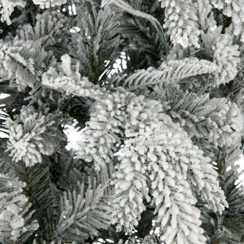 Nordmann fir SNOWY, 180cm, snowed, 943 tips, 250 LED, flame retardant