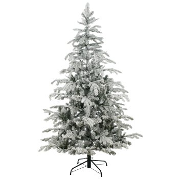 Nordmann fir SNOWY, 180cm, snowed, 943 tips, 250 LED, flame retardant