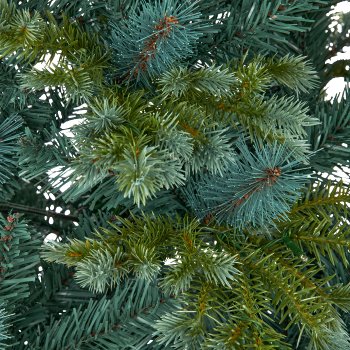 Blaufichte RESI, 150cm, 1338 Tips, 180 LED, outdoor Stecker, schwer entflammbar