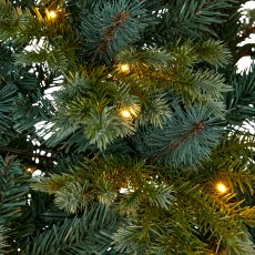 Blaufichte RESI, 150cm, 1338 Tips, 180 LED, outdoor Stecker, schwer entflammbar