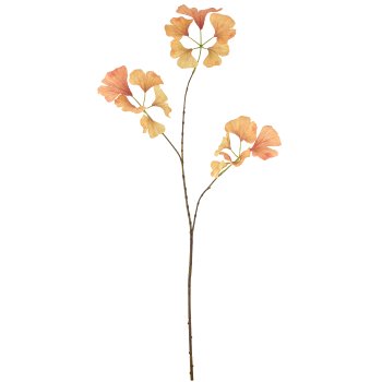 Gingkozweig, 81cm, orange