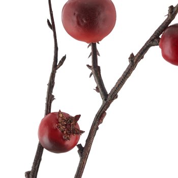 Rosehip branch, 86cm, red
