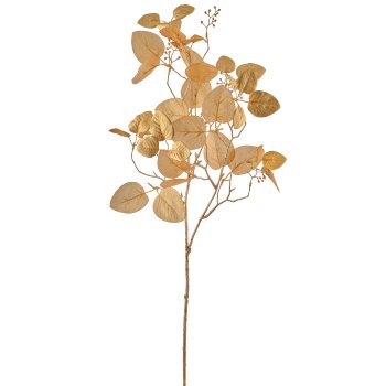 Eucalyptus branch, 76cm, gold